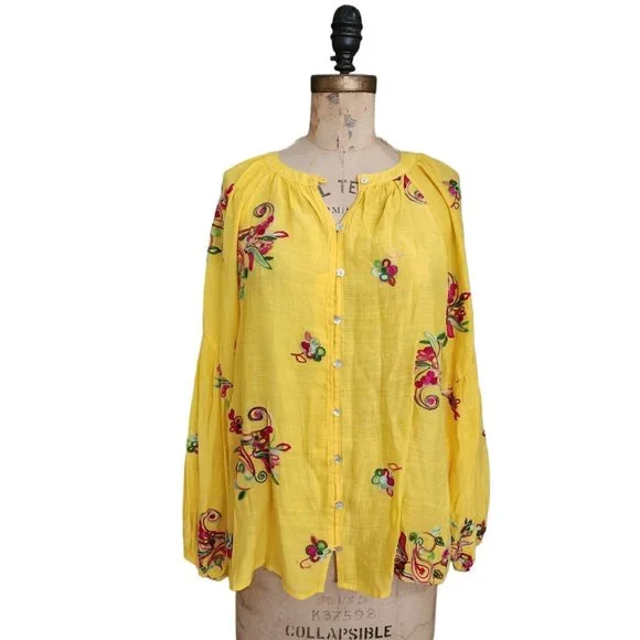 figueroa flower Tops Anthropologie Figueroa Flower